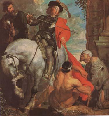 Anthony Van Dyck St Marrin Dividing his Cloak (mk08) oil painting picture